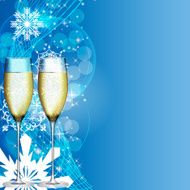 Abstract beauty Christmas and New Year background vector illust N82