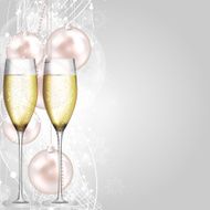 Abstract beauty Christmas and New Year background vector illust N83