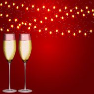 Abstract beauty Christmas and New Year background vector illust N84