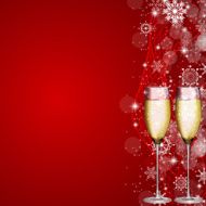 Abstract beauty Christmas and New Year background vector illust N87