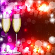 Abstract beauty Christmas and New Year background vector illust N89