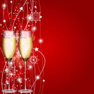 Abstract beauty Christmas and New Year background vector illust N92