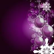 Abstract beauty Christmas and New Year background vector illust N96