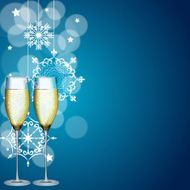 Abstract beauty Christmas and New Year background vector illust N98