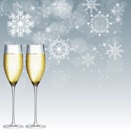 Abstract beauty Christmas and New Year background vector illust N101