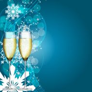 Abstract beauty Christmas and New Year background vector illust N105