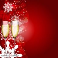 Abstract beauty Christmas and New Year background vector illust N107