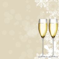 Abstract beauty Christmas and New Year background vector illust N110
