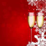 Abstract beauty Christmas and New Year background vector illust N111