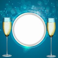 Abstract beauty Christmas and New Year background vector illust N120