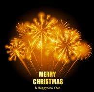 Abstract beauty Christmas and New Year background vector illust N141