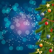 Abstract beauty Christmas and New Year background vector illust N159