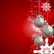 Abstract beauty Christmas and New Year background vector illust N167