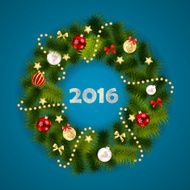 Abstract beauty Christmas and New Year background vector illust N172