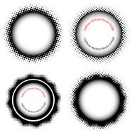 Abstract Halftone backgrounds N5