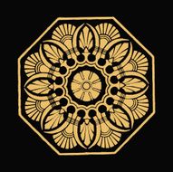 patterned golden outlet