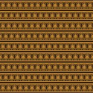ethnic floral stylized pattern