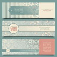 Abstract vector banners N2