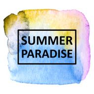 Vector watercolor N245