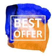 Vector watercolor N246