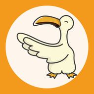 animal bird cartoon theme elements N3