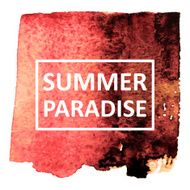 Vector watercolor N254