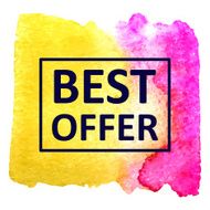 Vector watercolor N267