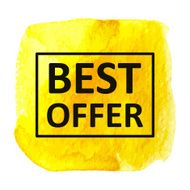 Vector watercolor N279