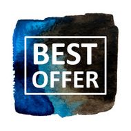 Vector watercolor N286