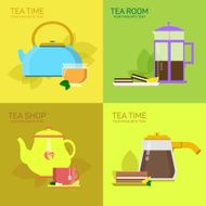 Vector for tea party