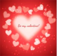 Heart valentine light