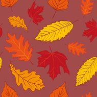 Autumn leaves pattern N3