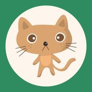 animal cat cartoon theme elements N7