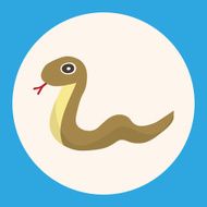 animal snake cartoon theme elements N3