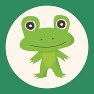 animal frog cartoon theme elements N4