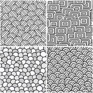 set of geometrical patterns N2