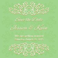 Save the Date Invitation Card template N2