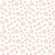 watercolor flowers cute seamless pattern vector illustration N2
