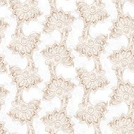 striped floral seamless pattern in indian style N5