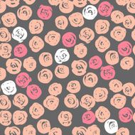 floral background with roses seamless vector illustration for your design N3