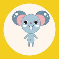 animal mouse cartoon theme elements N10