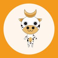 animal cow cartoon theme elements N5