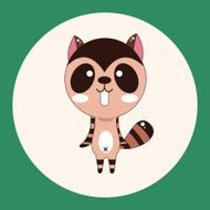 animal squirrel cartoon theme elements N3