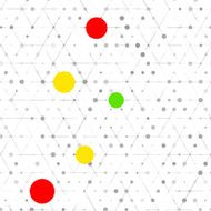 Vector backgrond lines and triangles