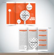 Tri Folder Brochure - Leaflet mock up N9