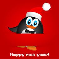 Merry Christmas Landscape Vector Happy New Year N52