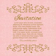 Invitation card template N17