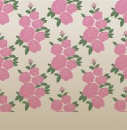 Rose elegant vintage seamless pattern