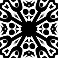 Seamless Monotone Decorative Tiles