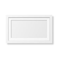 Realistic white frame N2